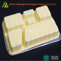 6 compartment disposable food tray